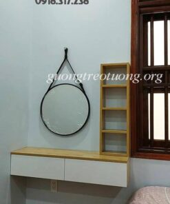 GƯƠNG BÀN TRANG ĐIỂM CÓ ĐÈN LED CẢM ỨNG