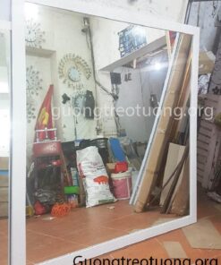 Gương treo tường F7 trắng xoáy