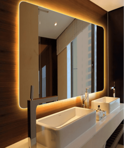 Gương phòng tắm đèn led Hình chữ nhật - Gương nhà tắm đẹp