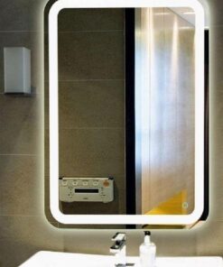 Gương đèn led treo tường phòng tắm nhà tắm có nút cảm ứng Bỉ nhập khẩu