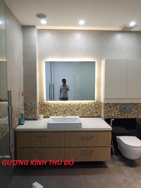 gương đèn led phòng tắm nhà tắm