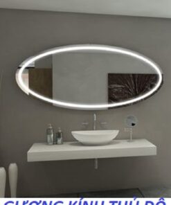Gương phòng tắm cao cấp có đèn led treo tường - gương Bỉ nhà tắm nhập khẩu