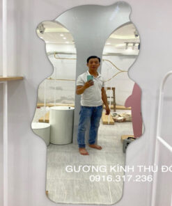 Gương dán tường soi toàn thân nghệ thuật