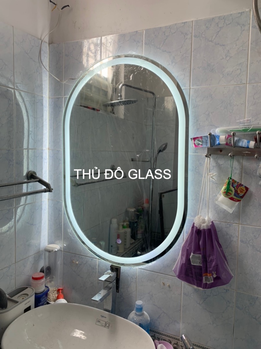 Gương nhà vệ sinh có đèn led Hà nội Gương nhà vệ sinh có đèn led Hà nội