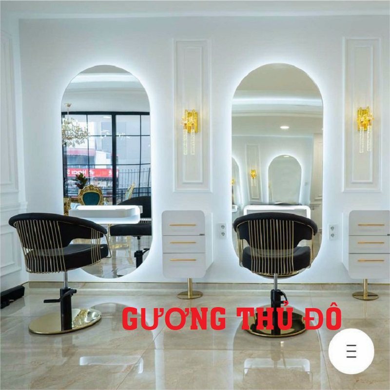 Gương cắt tóc đèn led Gương cắt tóc đèn led