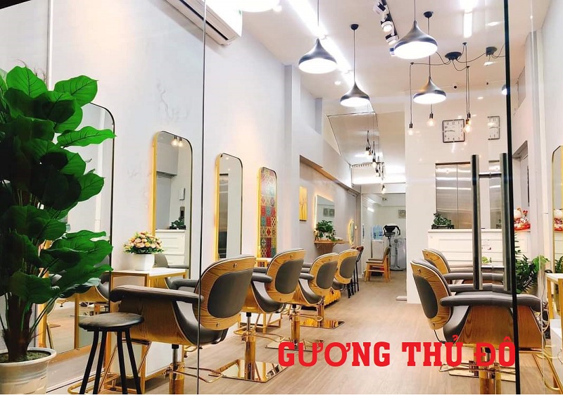Gương cắt tóc, salon tóc khung viền thép sơn tĩnh điện Gương cắt tóc, salon tóc khung viền thép sơn tĩnh điện