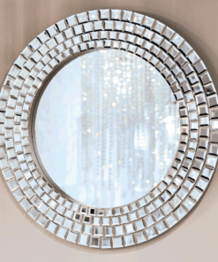 Gương trang trí Decor cao cấp treo tường hình tròn