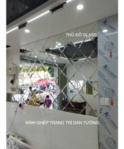 Kính thủy ghép trang trí dán tường quận Bình Thạnh TPHCM