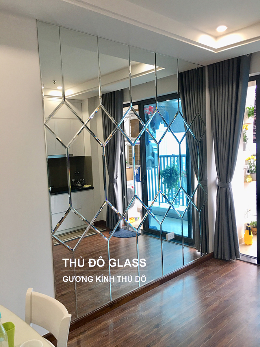 Gương ghép tường nghệ thuật